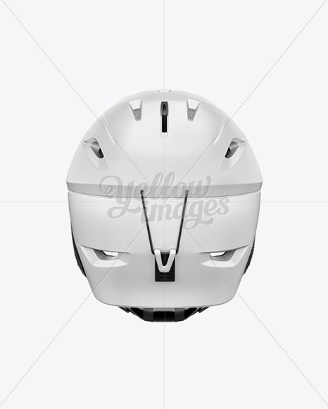 Download Download Ski Helmet Mockup - Back View PSD