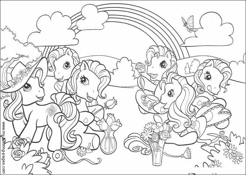 Coloriage Poney Coloriage