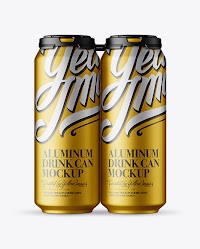 Download Download Psd Mockup 4 Pack 4 Pack Mockup Aluminium Can Aluminum Beer Beverage Can Can Mockup