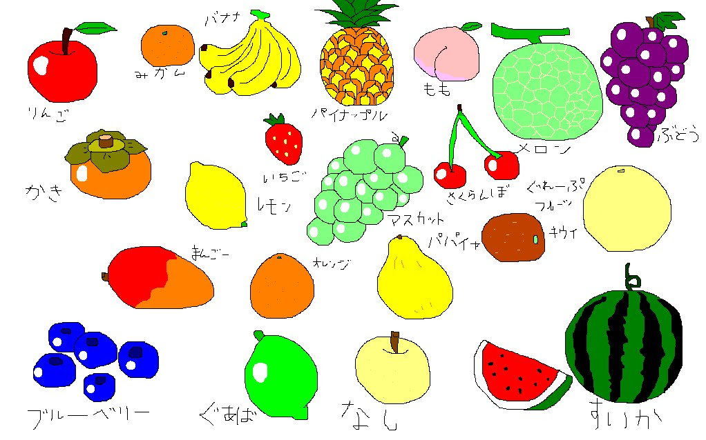 動物の画像について 上イラスト 野菜 果物