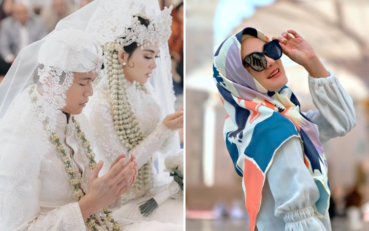 Baju Akad Nikah Syahrini - Actris Indonesian