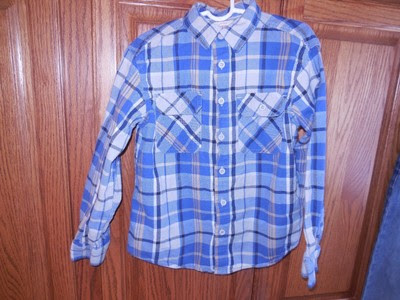 The Cheapest Boys MOSSIMO cotton plaid button front shirt Long sleeve Size 67 Online