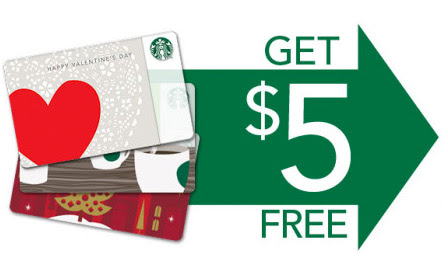 5 dollar starbucks gift card. Get 5 Free At Starbucks When Buying A 15 Gift Card