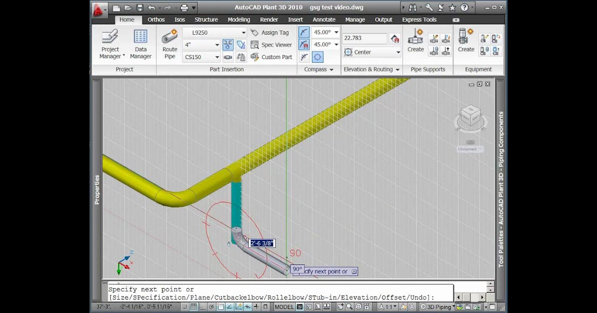 Autocad Plant 3d Piping Tutorial - Autocad - Design Pallet ...