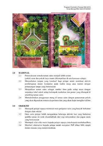Matlamat melalui kerja amali sains sukan yang dilaksanakan, kami berharap agar pengetahuan melakukan amali ini, dapat memberi gambaran yang jelas tentang cara 6. Page 4 Kertas Kerja Taman Sains