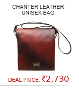 Chanter Texture Design Genuine Leather Unisex Antique Red Sling Cross Bag - RA716
