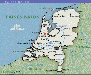 Una parte de turquía no está pintada de verde en el mapa como sí lo está el resto del país. Mapa De Paises Bajos Mapas Mapamapas Mapa