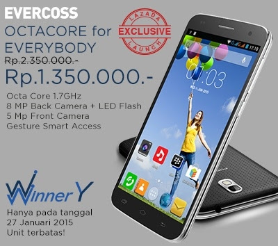 Halo Saja!: Pre Order Evercoss Winner Y A76 Diskon 57%