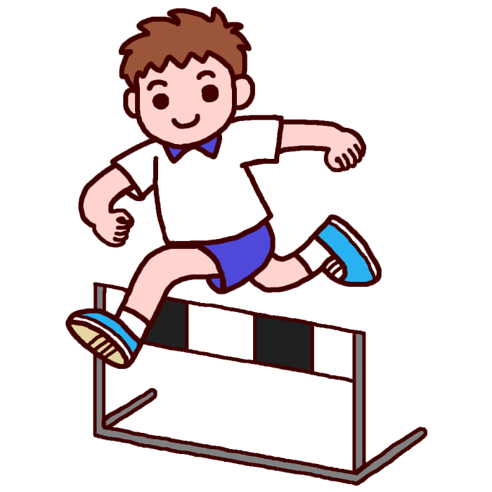 無料印刷可能ハードル 走 イラスト スーパーイラストコレクション