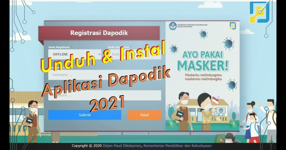 Unduh Prefil Dapodik 2021.C : Link Unduh Dapodik 2020a SD ...