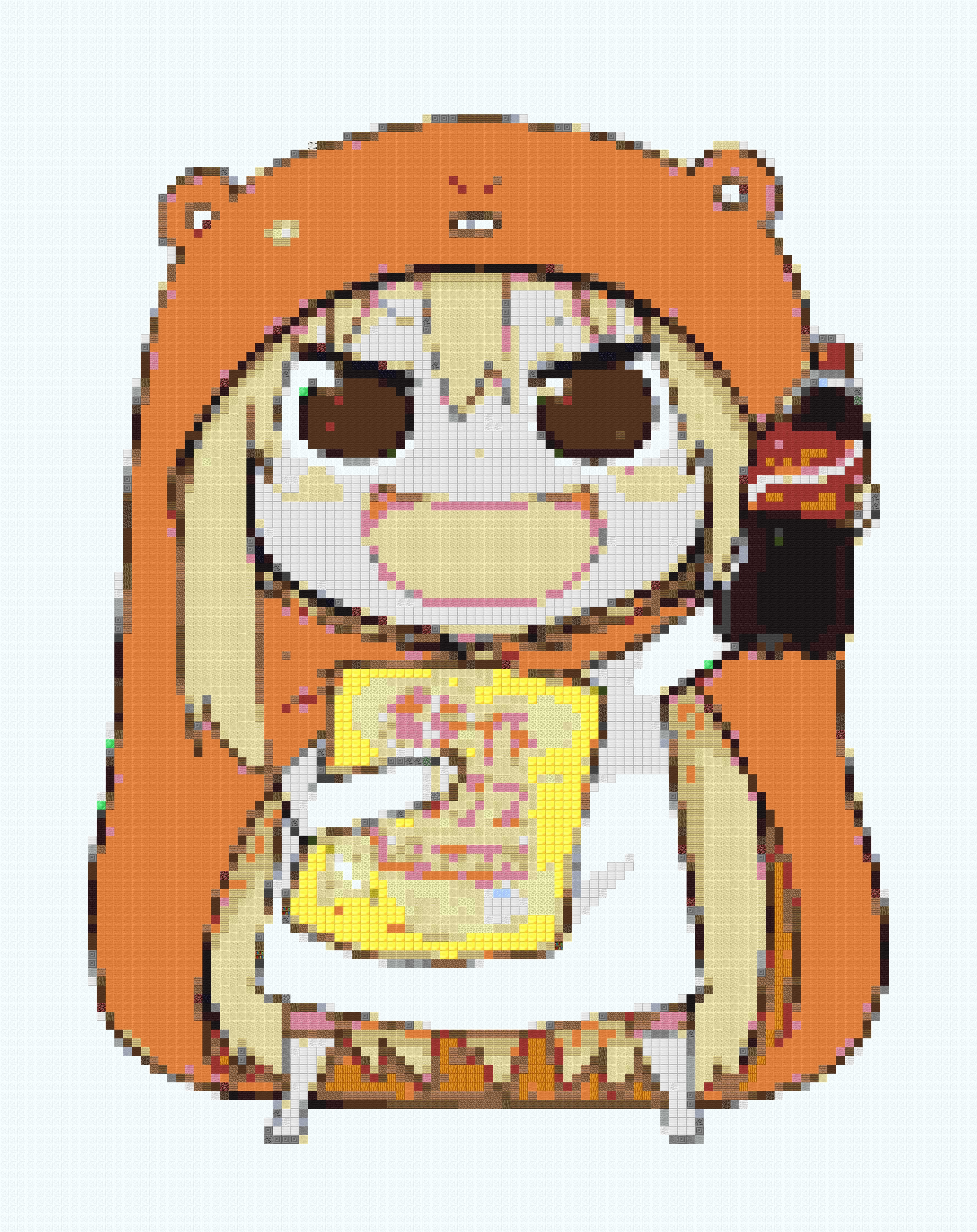 最高のマインクラフト 綺麗なマイクラ ドット絵 スプラトゥーン 設計図