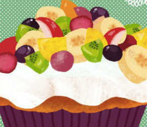動機 フルーツ ケーキ イラスト 興味深い画像の多様性