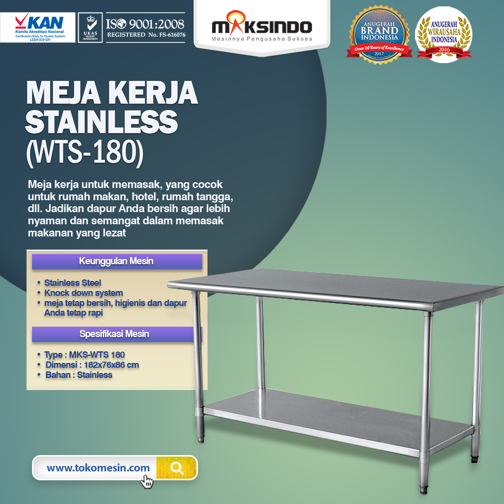  Jual  Meja  Kompor Stainless Bekas  Design Rumah Minimalisss