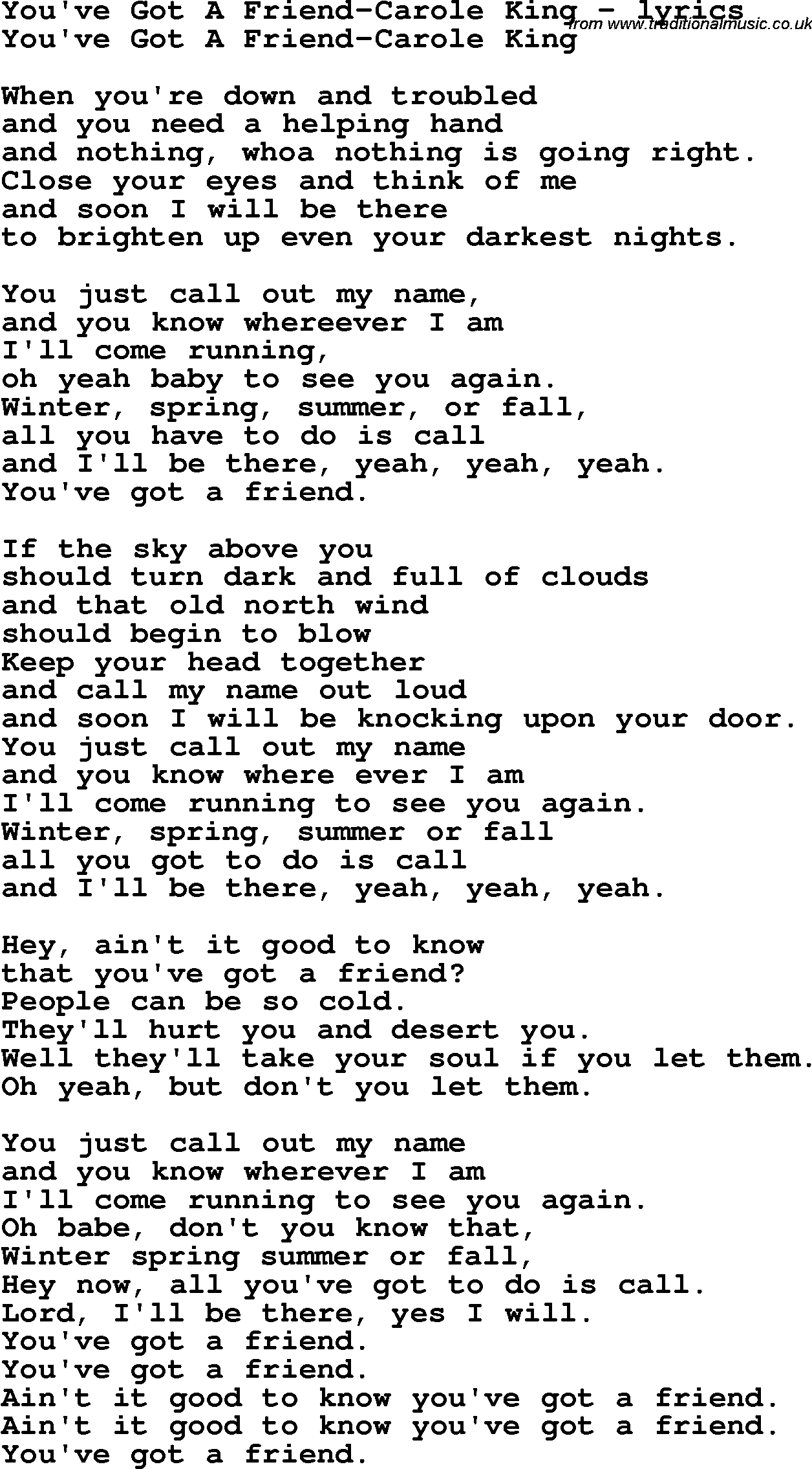 Youve Got A Friend In Me Lyrics And Chords Sheet And Chords Collection