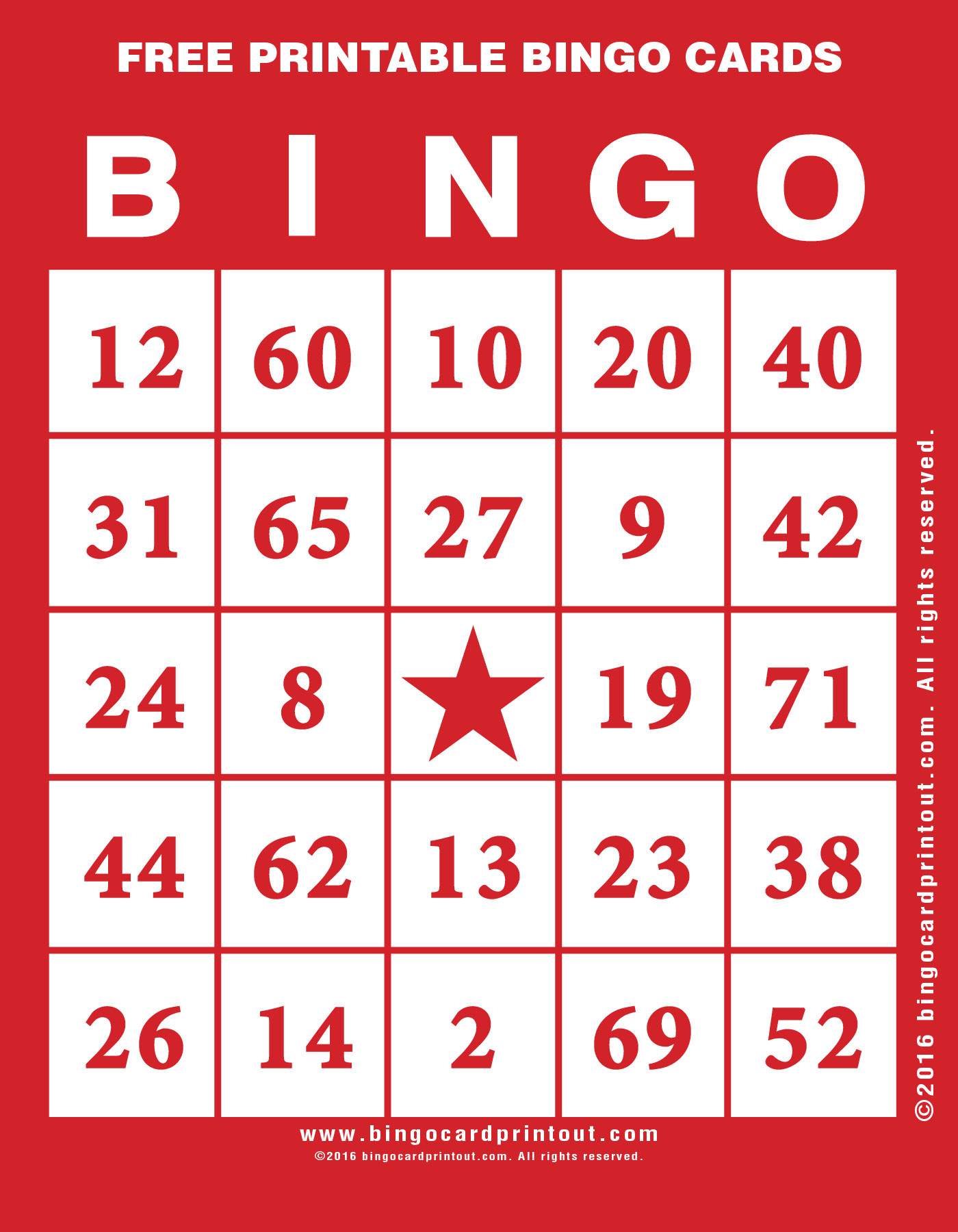 There are currently 3x3 bingo boards and 4x4 bingo boards. Printable Bingo Cards From Bingocardprintout Com