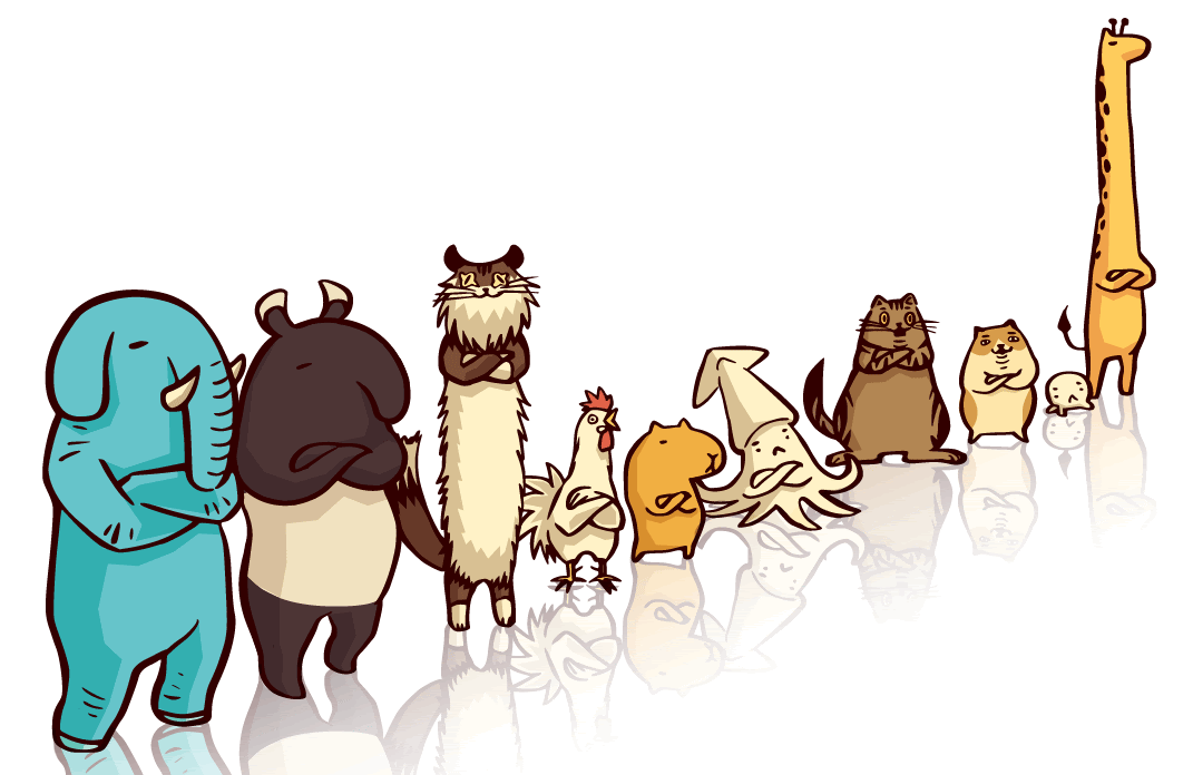 人気のダウンロード 動物 おもしろ イラスト 無料イラスト素材 かわいいフリー素材 素材のプ