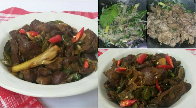 Aneka Masakan Pedas Jantung ati Ampela Ayam Masak Kecap Pedas by Michico 