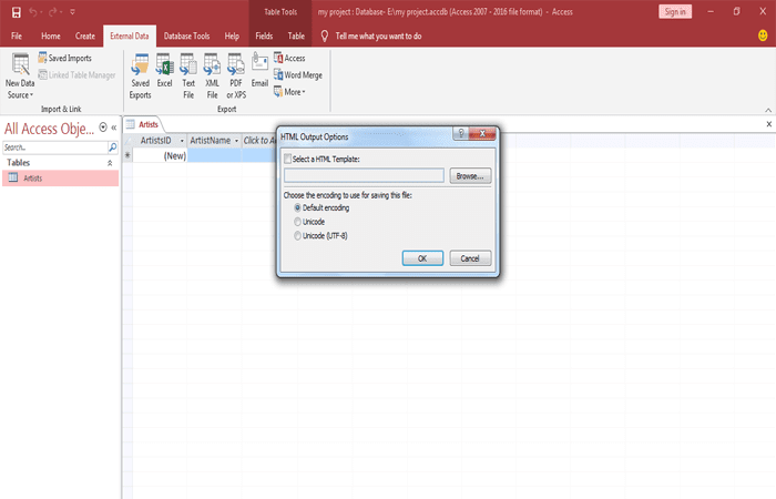 So Konvertieren Sie Ms Access Datenbank Zur Web Anwendung