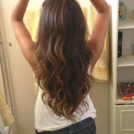 Top Inspiration 49 Long Layered V Cut