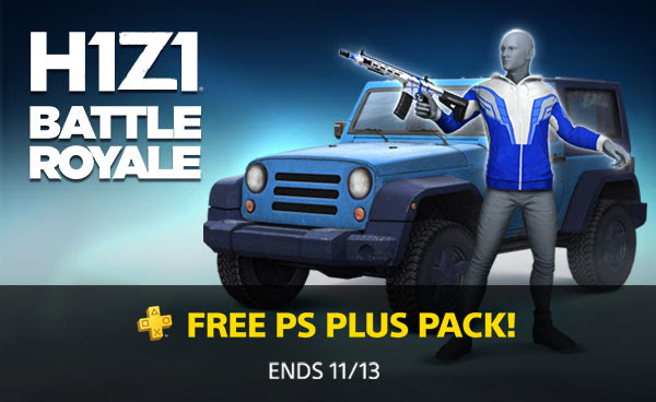 H1Z1 BATTLE ROYALE | FREE PS PLUS PACK! | ENDS 11/13