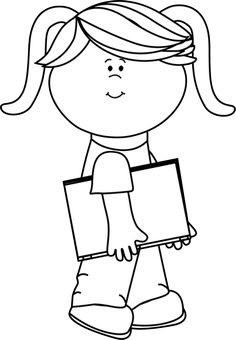 Girl Painting Clipart Black And White Painting Inspired
