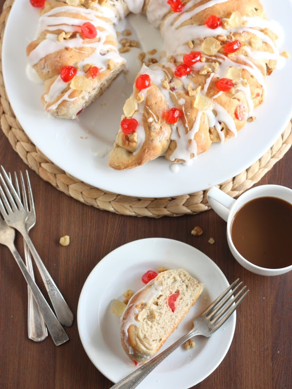 She liked to sit in the same spot on the couch the whole evening, dozing on and off. Christmas Coffee Cake Ring Completely Delicious