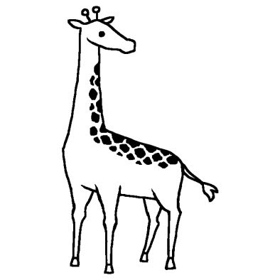 最高の動物画像 無料ダウンロードイラスト キリン 無料