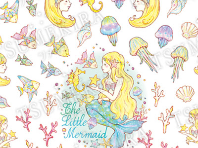動物画像のすべて かわいい マーメイド かわいい 人魚 姫 イラスト