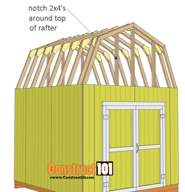 must see how to build trusses for a 12x12 shed shed