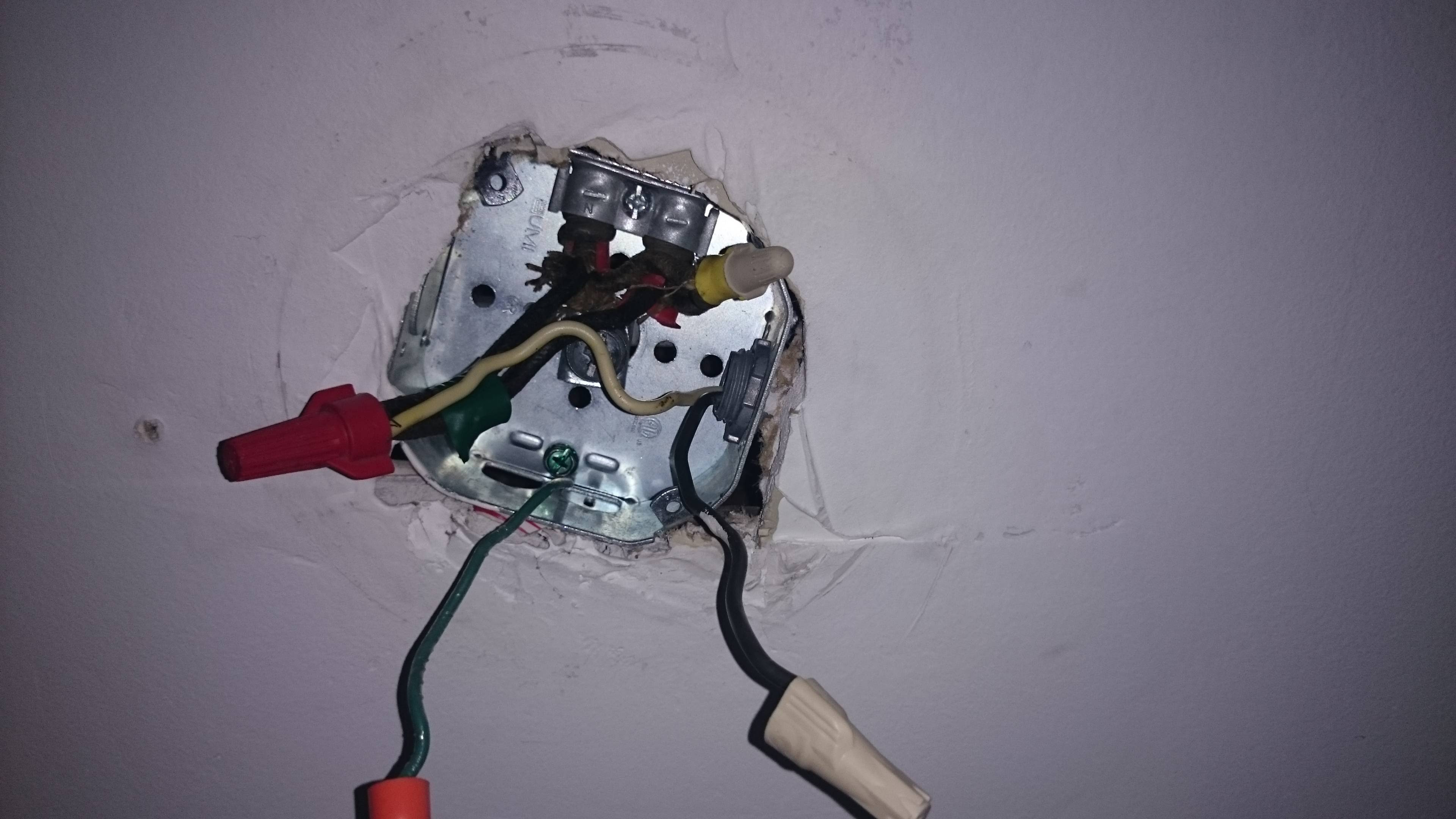 Replacing a room's chandelier or ceiling fixture with a ceiling fan that includes its own light fixture is an easy diy project for anyone comfortable with basic. Wiring Problems From Ceiling Fan W Light To Light Fixture The Home Depot Community