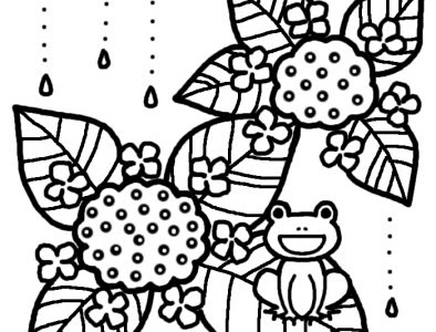[最も選択された] 6 月 イラスト 塗り絵 131536