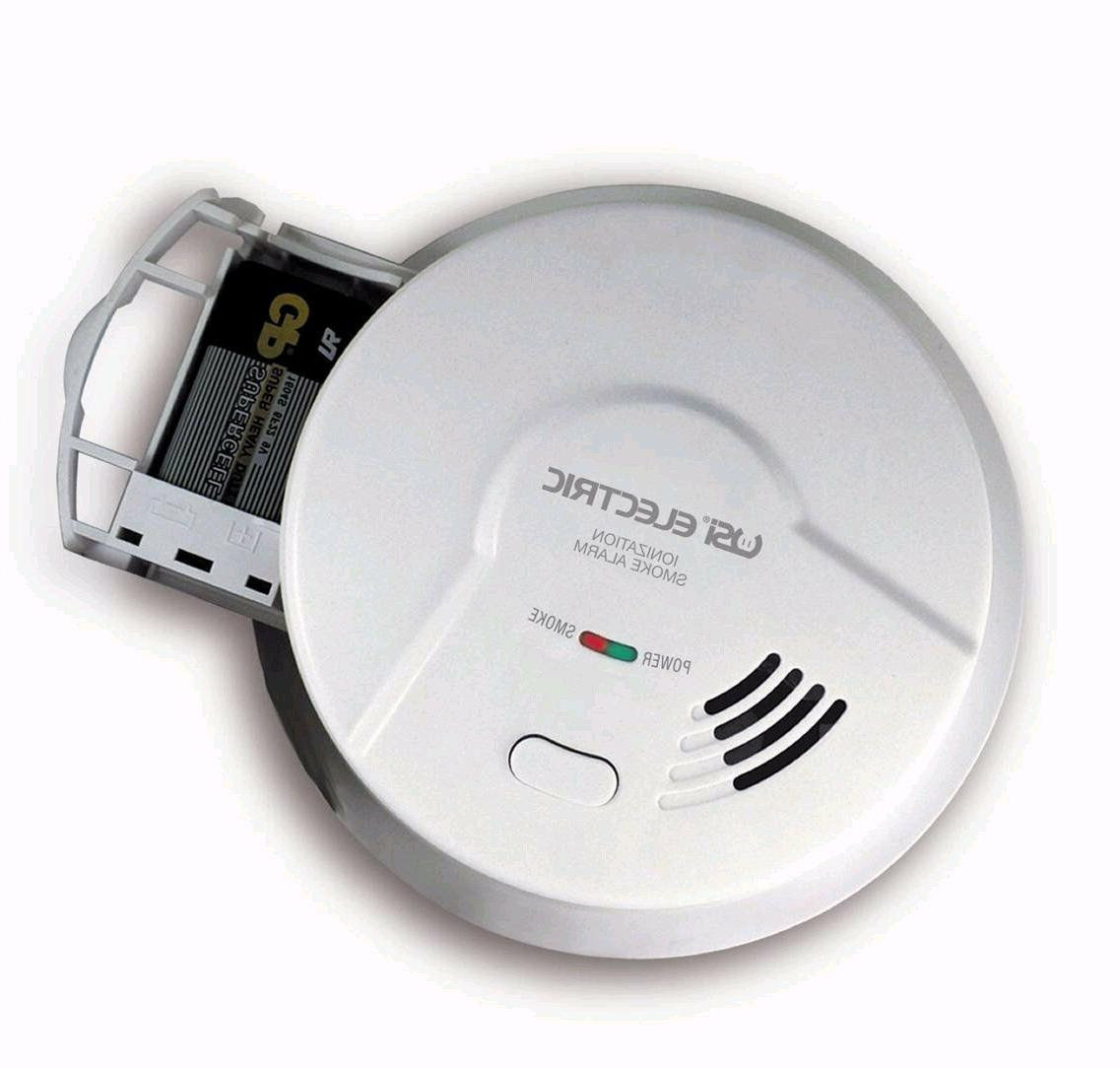 Smoke alarms will make a 'beep' or 'chirping' sound when they have a low battery or are faulty. Usi Electric 5304 Hardwired Ionization Smoke And Fire Alarm With Battery Backup Smoke Detectors Home Security