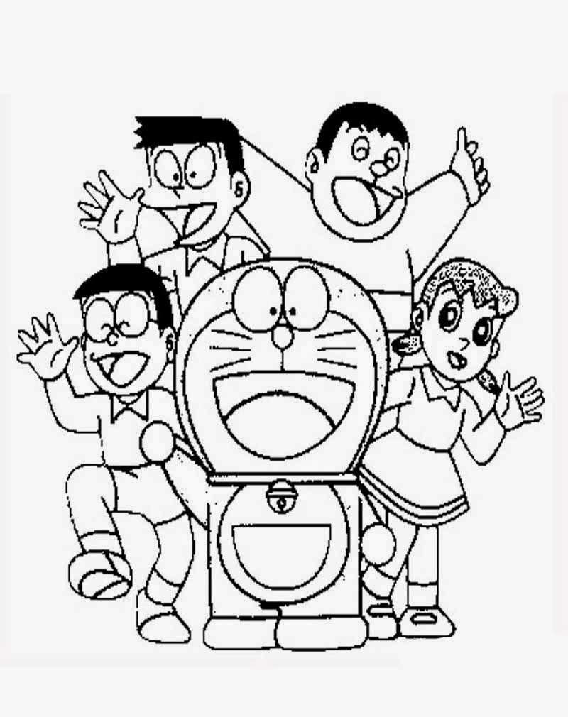 Sketsa Gambar Kartun Doraemon Dan Nobita Sobsketsa