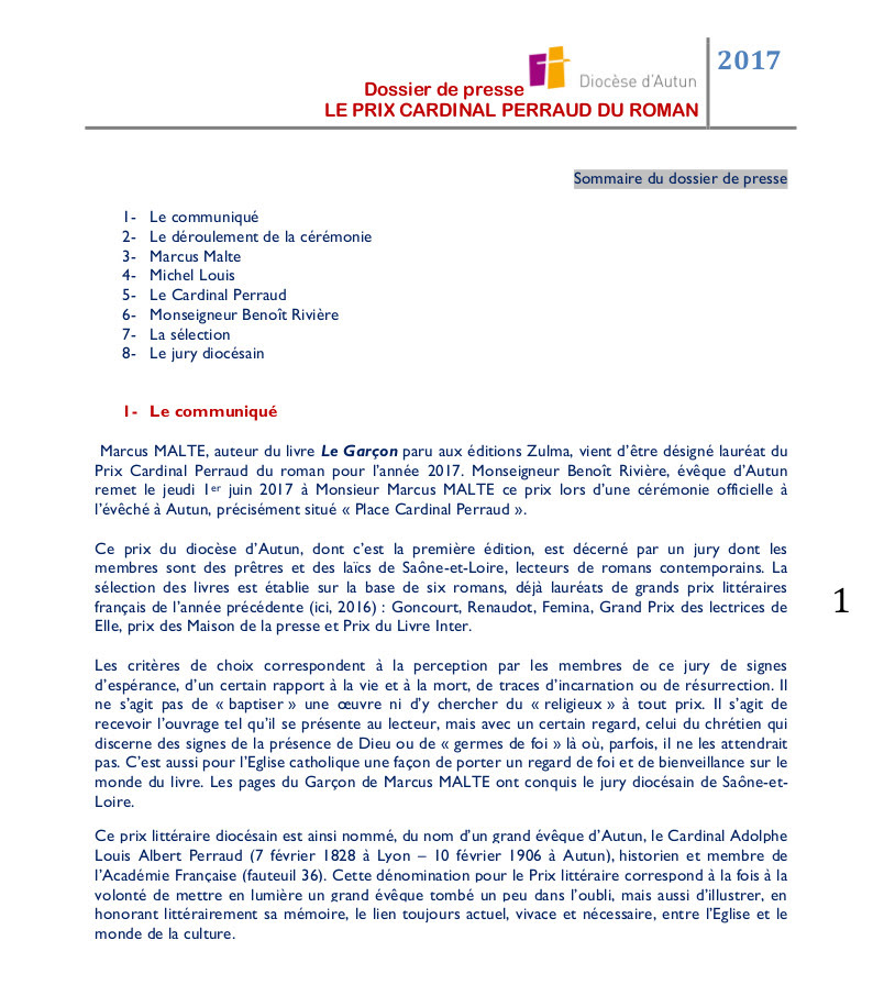 lettre de confirmation
