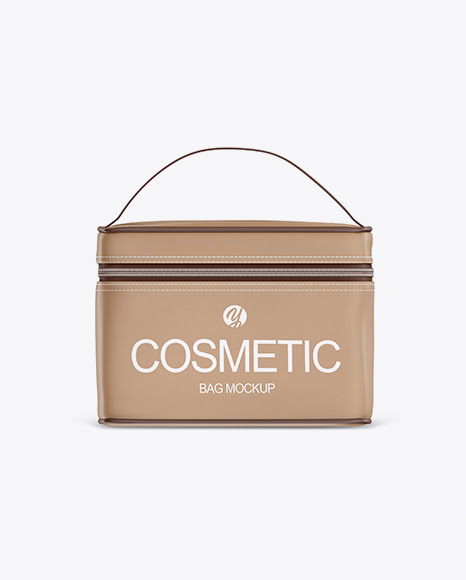 Download Free Cosmetic Bag Mockup - Front View (PSD)