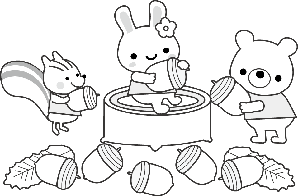 新鮮な白黒 かわいい 秋 イラスト 美しい花の画像