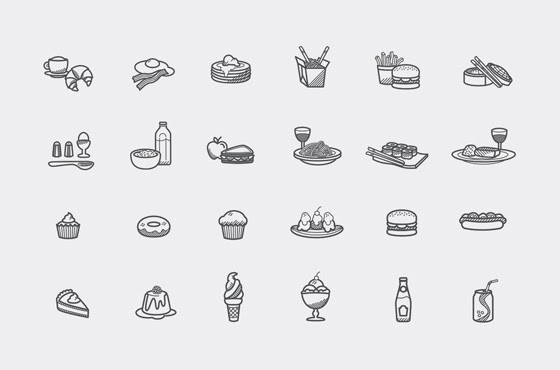 かわいい動物画像 75 食べ物 イラスト かわいい アイコン