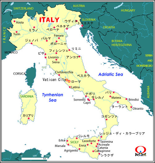 元のイタリア 地図 イラスト イラスト画像