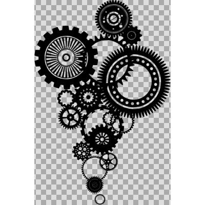 ディズニーブック 驚くばかりかっこいい 時計 歯車 イラスト