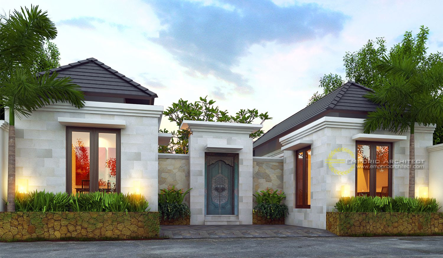 65 Desain  Rumah  Minimalis  Ala Villa Desain  Rumah  