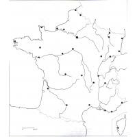 Tout d'abord, tu peux observer la carte et mémoriser l'emplacement de chacune des régions. Fonds De Cartes De France