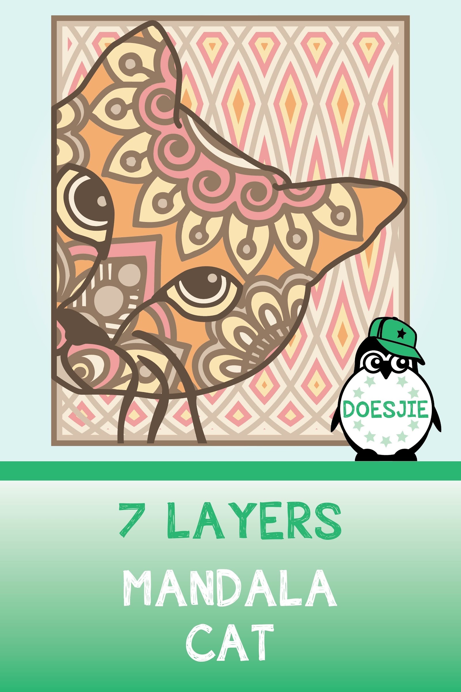 Download 32 Mandala Cat Svg Free Svg File