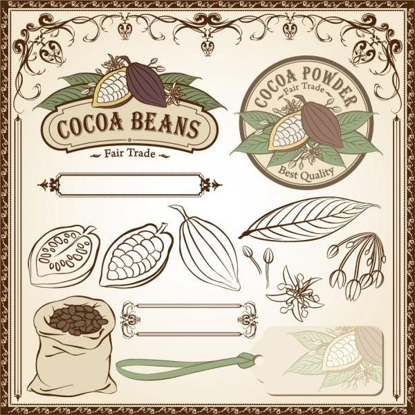 イラスト集 最高カカオ 豆 イラスト