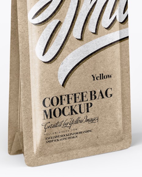 Download Download Kraft Stand Up Pouch Label Mockup PSD - Glossy ...