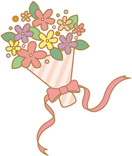 新鮮なブーケ 花束 イラスト 簡単 ただのディズニー画像