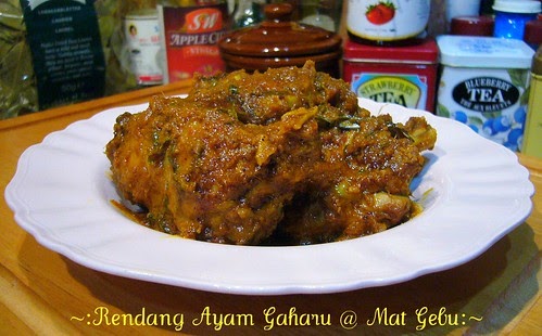 SENANGNYE: CARA MASAK RENDANG AYAM GAHARU.
