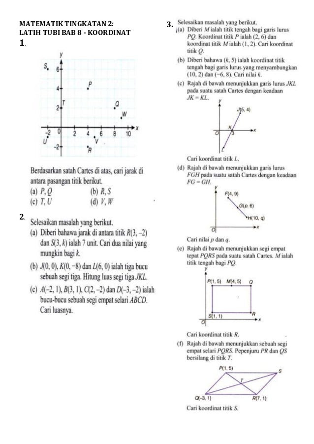 Contoh Soalan Persamaan Linear Tingkatan 3 - Soalan ba