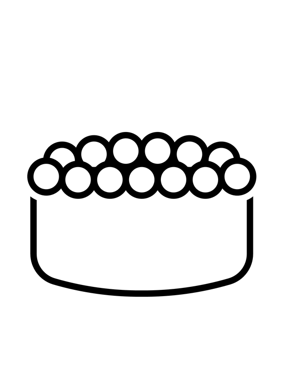 Ausmalbilder kuchen 30 bilder zum kostenlosen drucken; Kids N Fun De Malvorlage Formen Von Lebensmitteln Kuchen