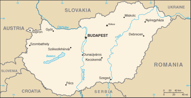Magyarország egyelőre a béke és nyugalom szigete a. Magyarorszag Terkep