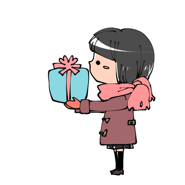 動物画像のすべて 新着プレゼント 渡す イラスト 男
